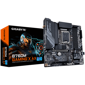 Matična ploča Gigabyte B760M Gaming X AX DDR5, Intel LGA1700, WiFi, Bluetooth, Micro ATX