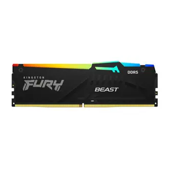 Memorija Kingston Fury Beast Black RGB XMP, 16GB, DDR5 5600MHz, CL40