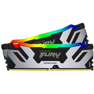 Memorija Kingston Fury Renegade White RGB, 32GB (2x16GB), DDR5 7200MHz, CL38