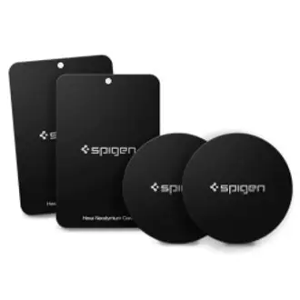 Metalna pločica Spigen Kuel A210, za stalak za mobitel, crna