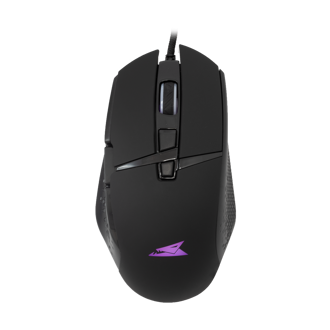 Miš Baracuda BGM-051 Raptor, žičani, gaming, 6400DPI, LED, crni