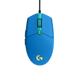 Miš Logitech G102 Lightsync, žičani, gaming, 8000DPI, RGB, plavi