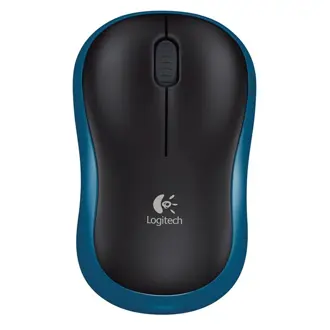 Miš Logitech M185, bežični, 1000 DPI, 2.4 GHz, 10m domet, plavi