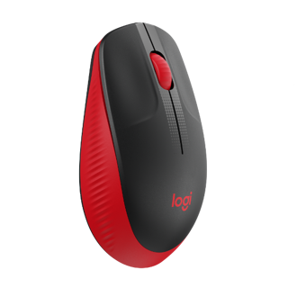 Miš Logitech M190, bežični, crveni