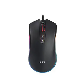 Miš MS Nemesis C365, žičani, gaming, 6400DPI, RGB, crni