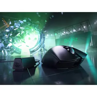 Miš Razer DeathAdder V3 Pro & HyperPolling Wireless Dongle, bežični, gaming, 30000DPI, crni, RZ01-04630300-R3WL