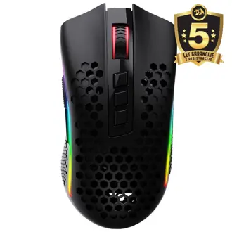 Miš Redragon M808 Storm Pro, bežični, gaming, 16000DPI, RGB, crni