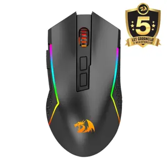 Miš Redragon Trident Pro M693, bežični, bluetooth, gaming, 8000DPI, RGB, crni