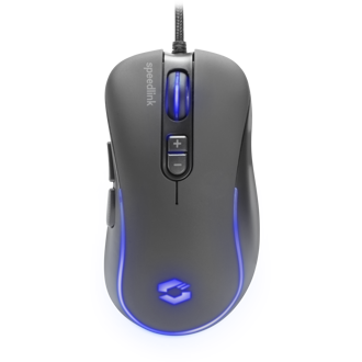 Miš Speedlink Assero, žičani, gaming, 6400DPI, LED, crni