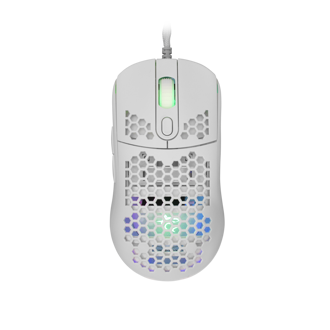 Miš White Shark GM-5007 Galahad, žičani, gaming, 6400DPI, RGB, bijeli