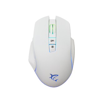 Miš White Shark GM-5009 Gareth, žičani, gaming, 6400DPI, RGB, bijeli