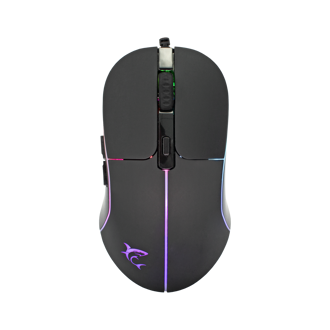 Miš White Shark GM-5010 Warlock, žičani, gaming, 6400DPI, RGB, crni