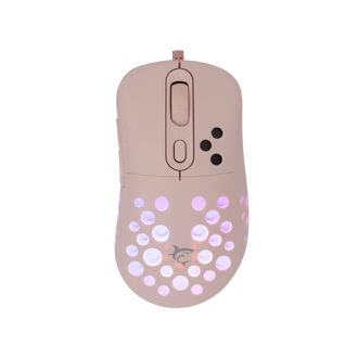 Miš White Shark GM-5013 Azrael, žičani, gaming, 12800DPI, RGB,  rozi