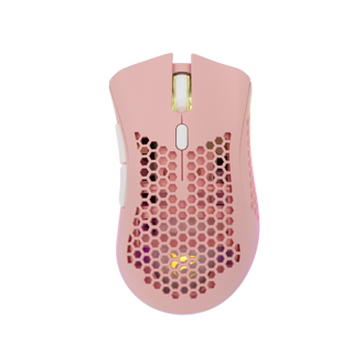 Miš White Shark WGM-5012 Lionel, bežični, gaming, 10000DPI, RGB, rozi