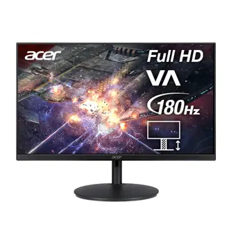 Monitor Acer 23.8" Nitro XF240YS3Biphx, UM.QX0EE.301, VA, gaming, AMD FreeSync Premium 180Hz, 1ms, HDR10, HDMI, DP, Full HD
