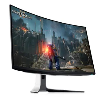Monitor Alienware 31.6" AW3225QF, QD-OLED, gaming, Adaptive-Sync, NVIDIA G-Sync 240Hz, 0.03ms (GTG), HDR400, 2xHDMI, DP, 3xUSB 3.2, USB-C, Zakrivljeni 1700R, 4K