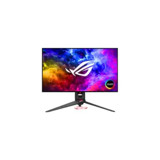 Monitor Asus 26.5" ROG Swift PG27AQDM, OLED, gaming, AMD FreeSync Premium, NVIDIA G-Sync 240Hz, 0.03ms (GTG), HDR10, 2xHDMI, DP, 2xUSB 3.2, Pivot, 2K