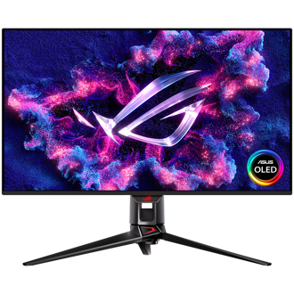 Monitor Asus 31.5" ROG Swift PG32UCDM, QD-OLED, gaming, NVIDIA G-Sync, AMD FreeSync Premium Pro 240Hz, 0.03ms (GTG), HDR400, 2xHDMI, DP, 3xUSB 3.2, USB-C, 4K