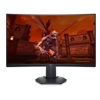 Monitor Dell 27" S2721HGFA, VA, gaming, NVIDIA G-Sync, AMD FreeSync Premium 144Hz, 1ms, 2xHDMI, DP, Zakrivljeni 1500R, Full HD