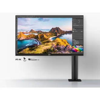 Monitor LG 27" 27UN880P-B, IPS, AMD FreeSync, HDR400, 2xHDMI, DP, 2xUSB 3.0, USB-C, Zvučnici, Pivot s nosačem, 4K