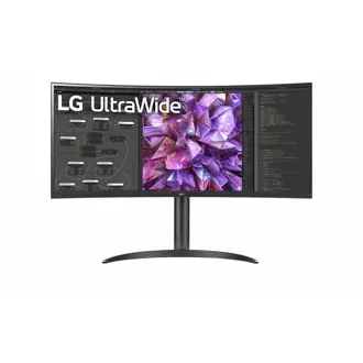 Monitor LG 34" 34WP65CP-B, VA, gaming, AMD FreeSync Premium 160Hz, 1ms, HDR10, 2xHDMI, DP, Zvučnici, Zakrivljeni 1500R, 3440x1440