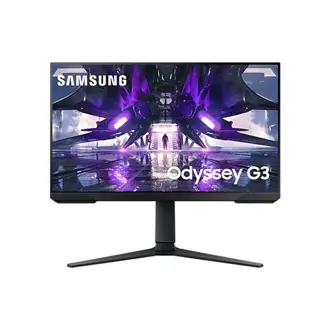 Monitor Samsung 24" Odyssey G3, LS24AG300NUXEN, VA, gaming, AMD FreeSync Premium 144Hz, 1ms, HDMI, DP, Pivot, Full HD