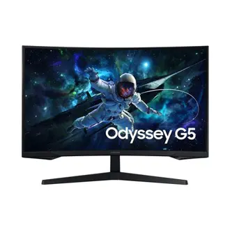 Monitor Samsung 27" Odyssey G5, LS27CG552EUXEN, VA, gaming, AMD FreeSync 165Hz, 1ms, HDR10, HDMI, DP, Zakrivljeni 1000R, 2K