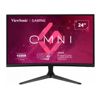 Monitor ViewSonic 24" Omni VX2418C, VA, gaming, AMD FreeSync Premium 165Hz, 1ms, HDR10, 2xHDMI, DP, Zvučnici,  Zakrivljeni 1500R, Full HD