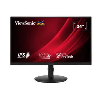 Monitor ViewSonic 24" VG2408A, SuperClear IPS, 100Hz, VGA, HDMI, DP, 2xUSB 3.2, Zvučnici, Pivot, Full HD