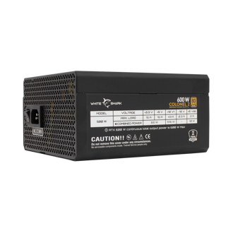 Napajanje White Shark  GPSU-B600S Colonel 2, 600W, 80+ Bronze, modularno, ATX