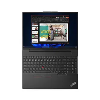Notebook Lenovo ThinkPad E16 Gen 2, 21MA003NSC, 16" FHD+ IPS, Intel Core Ultra 5 125U up to 4.3GHz, 16GB DDR5, 512GB NVMe SSD, Intel Graphics, no OS, 3 god