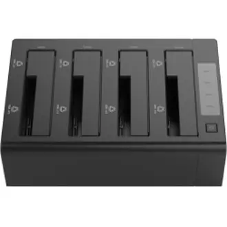 Orico Docking stanica 6648US3-C-V1-EU-BK-BP, 4×2.5"/3.5" SATA HDD, funkcija kloniranja, USB 3.0
