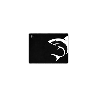 Podloga za miš White Shark MP-1966 Shark, gaming, large 400x300mm, crno-bijela