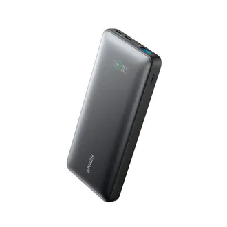 Power Bank Anker 533 (PowerCore 25W), 10000mAh, 25W, USB-A, 2×USB-C, crni