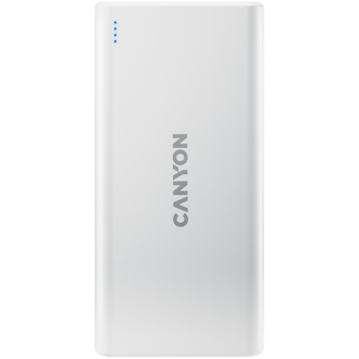 Power Bank Canyon PB-106, 10000mAh, 10.5W, Micro USB, 2xUSB-A, USB-C, bijeli
