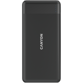 Power Bank Canyon PB-109, 10000mAh, 18W, Lightning, 2xUSB-C, crni