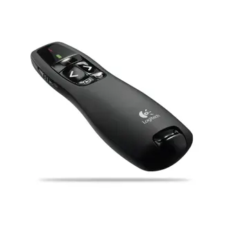 Prezenter Logitech R400, bežični, laserski, crni