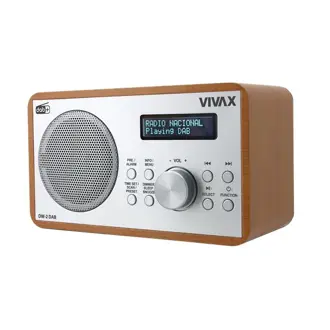 Radio Vivax Vox DW-2 DAB, 10W, smeđi
