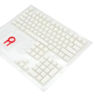 Set tipki Redragon Pudding Keycaps A130 Scarab, PBT, bijele