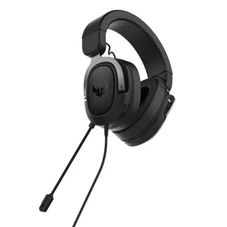 Slušalice Asus TUF Gaming H3, žičane, gaming, 7.1, mikrofon, over-ear, PC, PS4, PS5, Xbox, Switch, Gun Metal