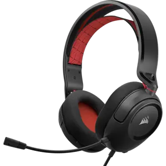 Slušalice Corsair HS35 V2, žičane, gaming, mikrofon, over-ear, PC, PS4, PS5, Xbox, Red