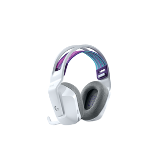 Slušalice Logitech G733, bežične, gaming, mikrofon, over-ear, RGB, PC, PS4, bijele 