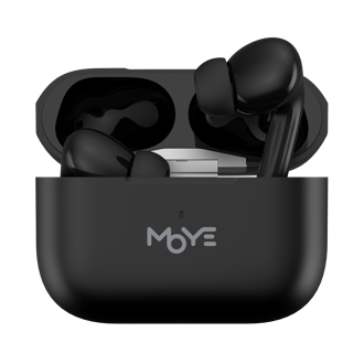 Slušalice Moye Aurras 3, bežične, bluetooth, mikrofon, in-ear, crne