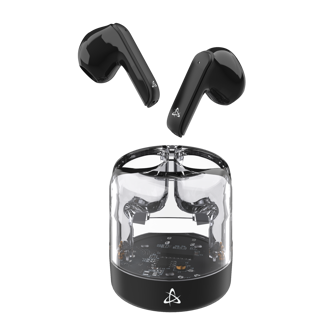 Slušalice SBOX EB-TWS12, bežične, bluetooth, mikrofon, in-ear, crne