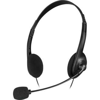 Slušalice Speedlink Accordo, žičane, mikrofon, on-ear, PC, crne