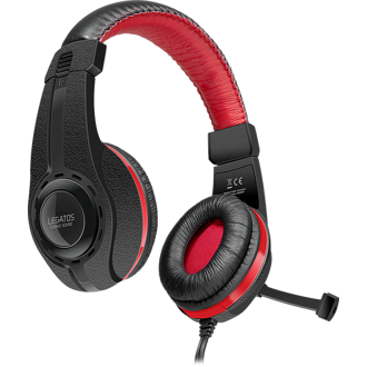 Slušalice Speedlink Legatos, žičane, gaming, mikrofon, on-ear, PC, PS4, PS5, Xbox, Switch, crne