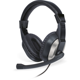 Slušalice Speedlink Thebe, žičane, mikrofon, over-ear, PC, crne