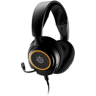 Slušalice SteelSeries Arctis Nova 3, žičane, gaming, mikrofon, over-ear, RGB, PC, PS4, Switch, crne