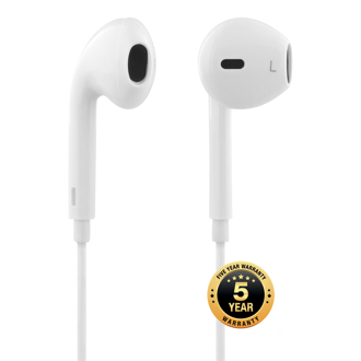 Slušalice Streetz HL-W107, žičane, mikrofon, in-ear, bijele