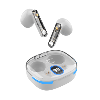 Slušalice White Shark GEB-TWS37 Hyperbeat, bežične, bluetooth, mikrofon, in-ear, bijele